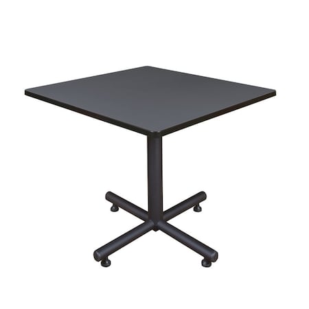 Kobe Square Tables > Breakroom Tables > Kobe Square & Round Tables, Wood, Metal Top, Grey TKB3636GY